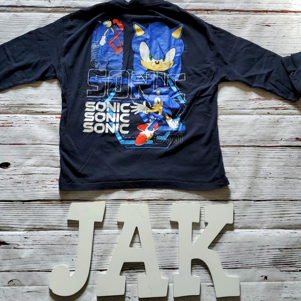ZARA SONIC BOYS LONG SLEEVE SHIRT